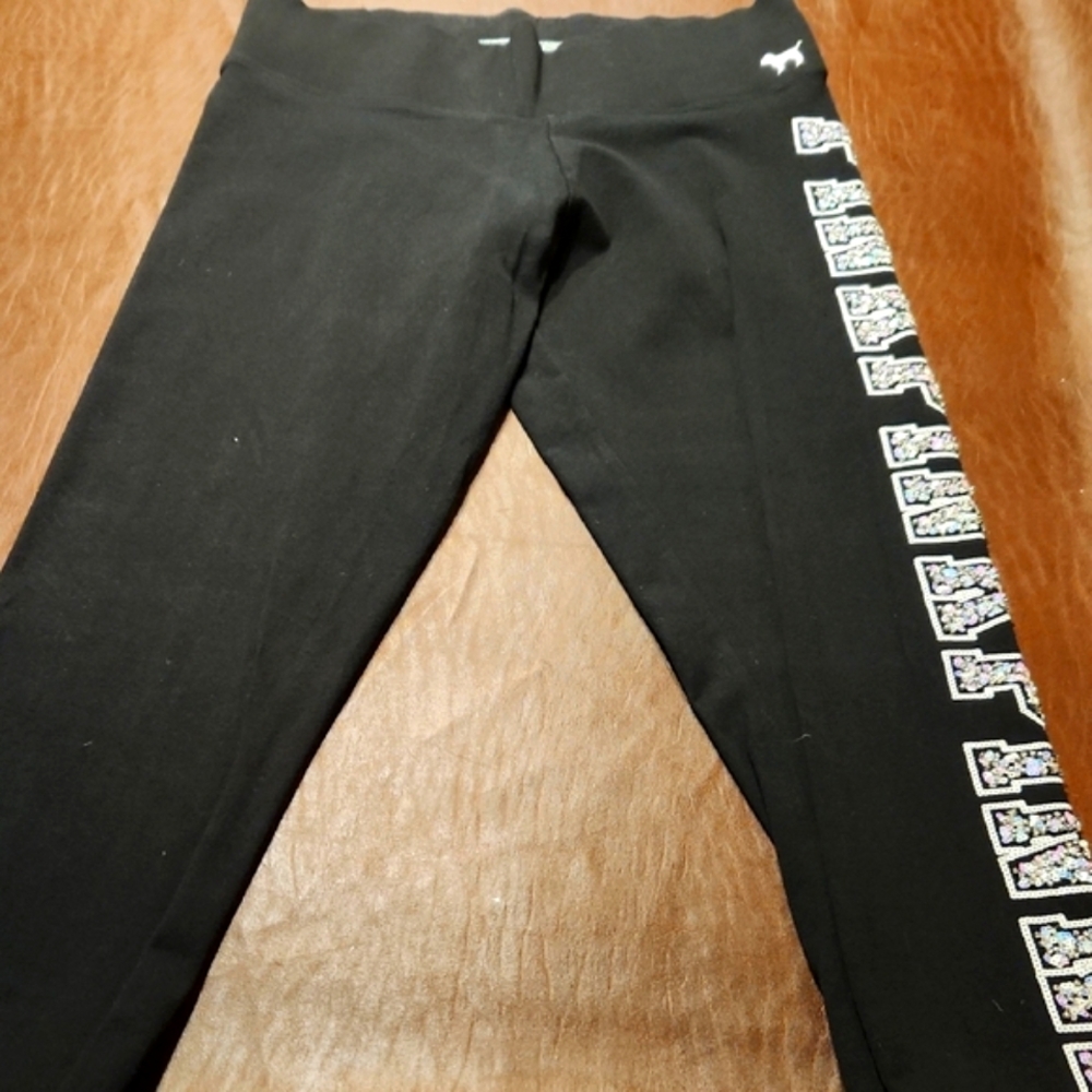 Victoria's Secret Black Leggings Stretchy Full-Length